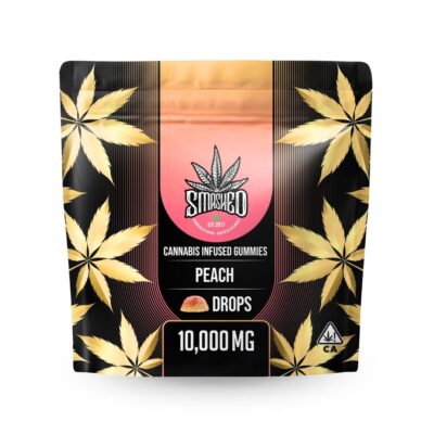 Smashed Gummies Peach Drops 10000mg