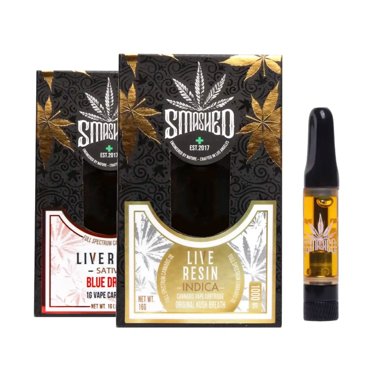 Smashed Live Resin Cartridges