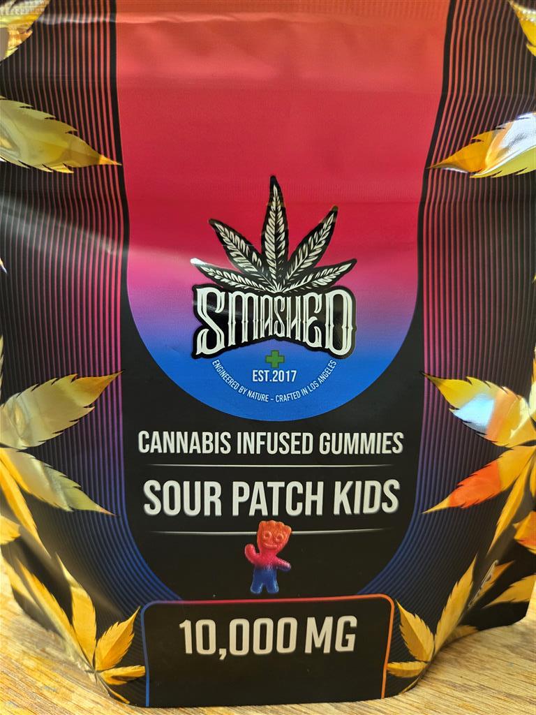 Smashed Cannabis Infused Sour Patch Kids 10000MG