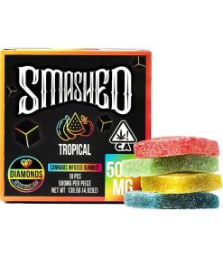 SMASHED Tropical Cannabis Infused Gummies 5000MG
